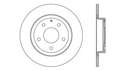 OPEN PARTS bdr271410 -  Тормозной диск